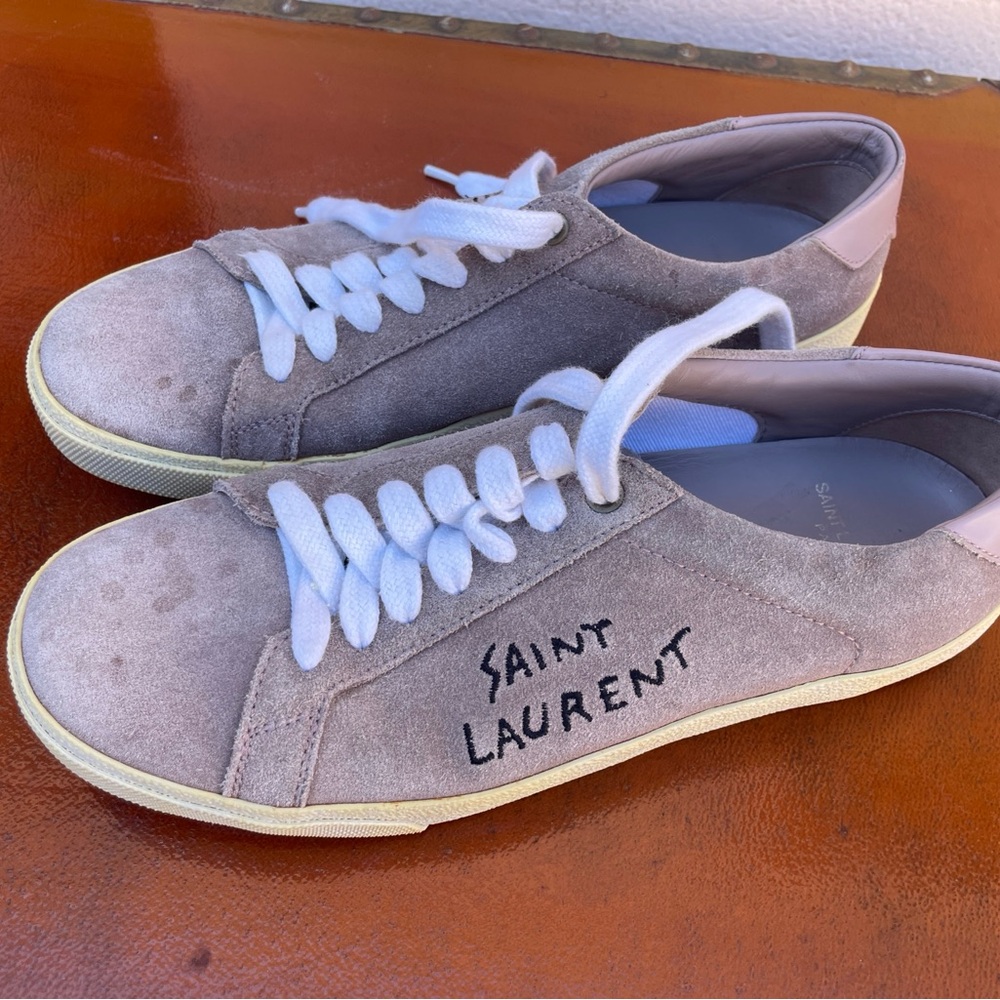 Saint Laurent Suede Sneakers